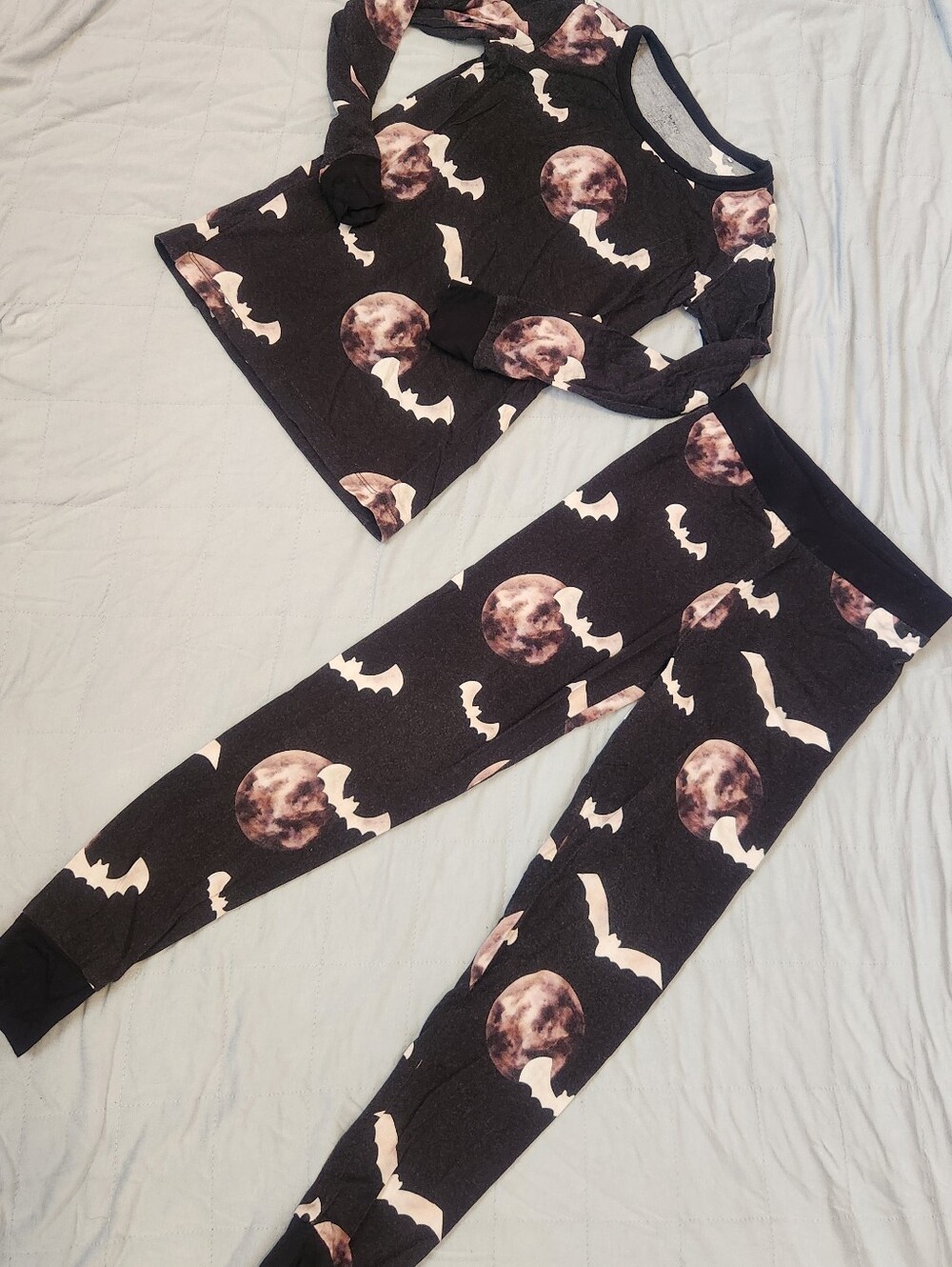 Bamboo BAT & MOON pajamas